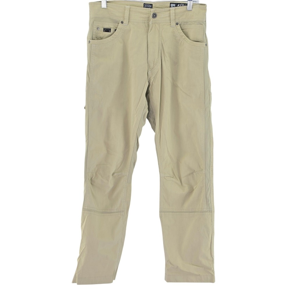 Kuhl Men 32x34 Tan Outdoor Tactical Hiking Workwear Canvas Utility Pants 6653 - Picture 2 of 16